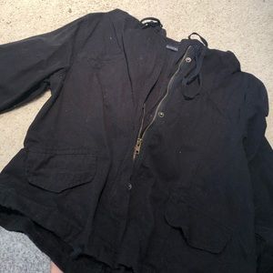 Brandy Melville black cargo jacket